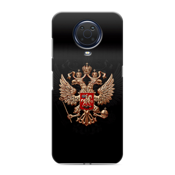 Силиконовый чехол на Nokia G20 с принтом Герб России
