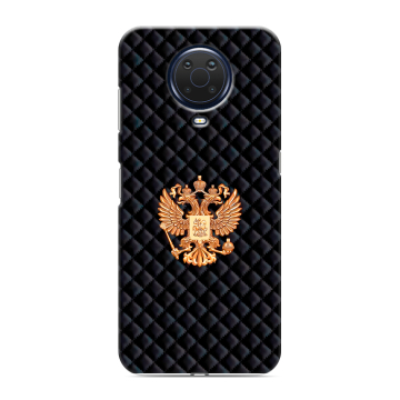 Силиконовый чехол на Nokia G20 с принтом Герб России принт Силиконовый чехол на Nokia G20 с принтом Герб России принт