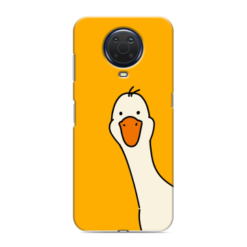 Силиконовый чехол на Nokia G20 с принтом Утка Силиконовый чехол на Nokia G20 с принтом Утка