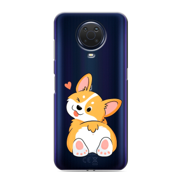 Силиконовый чехол на Nokia G20 с принтом Корги