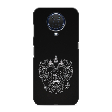 Силиконовый чехол на Nokia G20 с принтом Герб России Силиконовый чехол на Nokia G20 с принтом Герб России