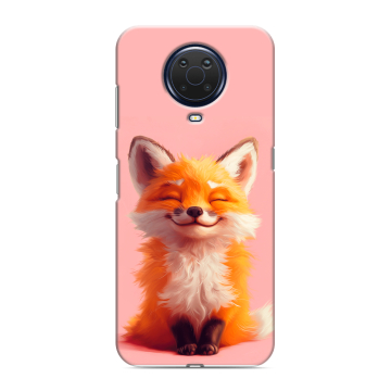 Силиконовый чехол на Nokia G20 с принтом милая лиса Силиконовый чехол на Nokia G20 с принтом милая лиса