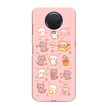 Силиконовый чехол на Nokia G20 с принтом Hello Kitty Хелоу Кити