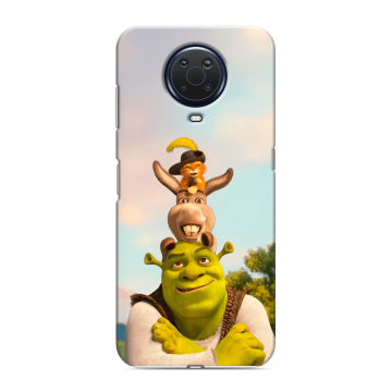 Силиконовый чехол на Nokia G20 с принтом Шрек Shrek Силиконовый чехол на Nokia G20 с принтом Шрек Shrek