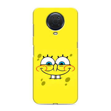 Силиконовый чехол на Nokia G20 с принтом спанчбоб спанч боб Силиконовый чехол на Nokia G20 с принтом спанчбоб спанч боб