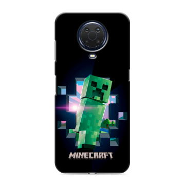 Силиконовый чехол на Nokia G20 с принтом Майнкрафт Minecraft