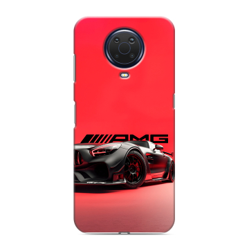 Силиконовый чехол на Nokia G20 с принтом Мерседес Mercedes AMG Силиконовый чехол на Nokia G20 с принтом Мерседес Mercedes AMG