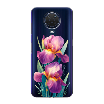 Силиконовый чехол на Nokia G20 с принтом Цветы орхидеи Силиконовый чехол на Nokia G20 с принтом Цветы орхидеи