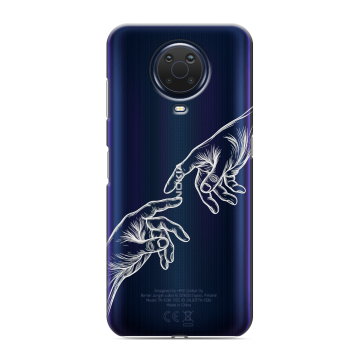 Силиконовый чехол на Nokia G20 с принтом Сотворение мира Силиконовый чехол на Nokia G20 с принтом Сотворение мира