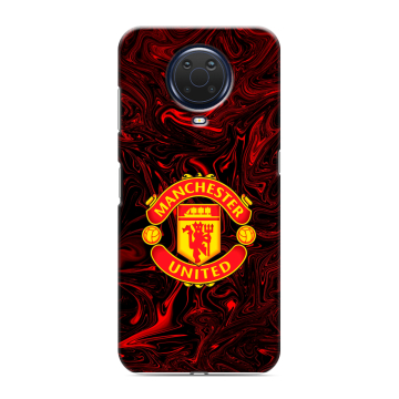 Силиконовый чехол на Nokia G20 с принтом Manchester United Силиконовый чехол на Nokia G20 с принтом Manchester United