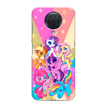 Силиконовый чехол на Nokia G20 с принтом My little pony Дружба чудо
