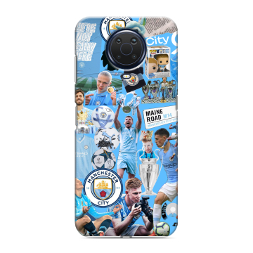 Силиконовый чехол на Nokia G20 с принтом Man City Манчестер Сити Силиконовый чехол на Nokia G20 с принтом Man City Манчестер Сити