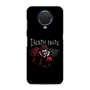 Силиконовый чехол на Nokia G20 с принтом Death note Тетрадь смерти