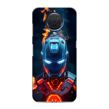 Силиконовый чехол на Nokia G20 с принтом IronMan Железный человек Силиконовый чехол на Nokia G20 с принтом IronMan Железный человек