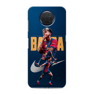Силиконовый чехол на Nokia G20 с принтом Барселона Barca Yamal 