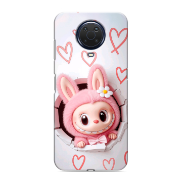 Силиконовый чехол на Nokia G20 с принтом Labubu Лабубу Силиконовый чехол на Nokia G20 с принтом Labubu Лабубу