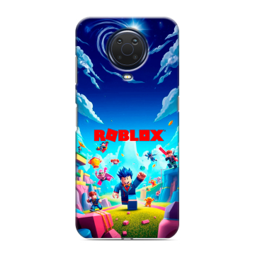 Силиконовый чехол на Nokia G20 с принтом Roblox Роблокс Силиконовый чехол на Nokia G20 с принтом Roblox Роблокс