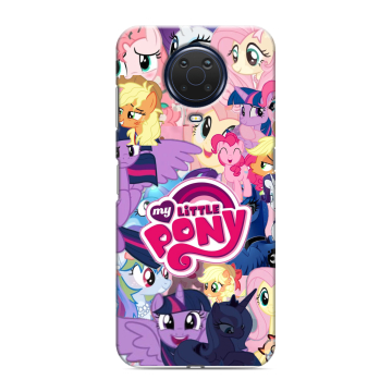 Силиконовый чехол на Nokia G20 с принтом My little pony Дружба чудо Силиконовый чехол на Nokia G20 с принтом My little pony Дружба чудо