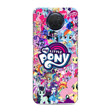 Силиконовый чехол на Nokia G20 с принтом My little pony Дружба чудо Силиконовый чехол на Nokia G20 с принтом My little pony Дружба чудо
