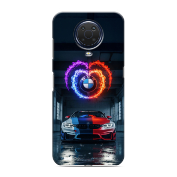 Силиконовый чехол на Nokia G20 с принтом BMW БМВ