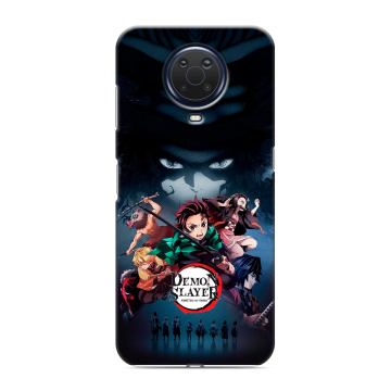 Силиконовый чехол на Nokia G20 с принтом Demon Slayer Клинок рассекающий демонов