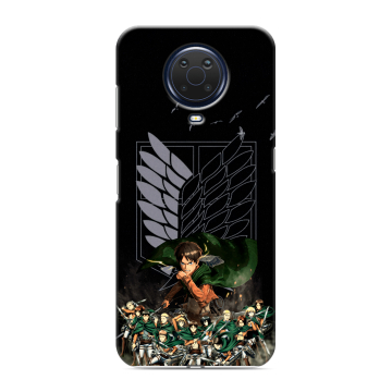 Силиконовый чехол на Nokia G20 с принтом Атака титанов