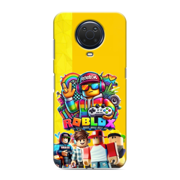 Силиконовый чехол на Nokia G20 с принтом Roblox Роблокс Силиконовый чехол на Nokia G20 с принтом Roblox Роблокс