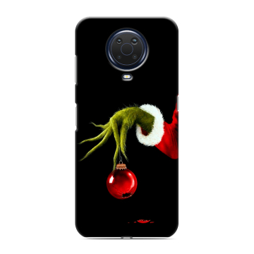 Силиконовый чехол на Nokia G20 с принтом Новый год Гринч Силиконовый чехол на Nokia G20 с принтом Новый год Гринч