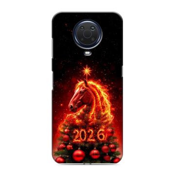 Силиконовый чехол на Nokia G20 с принтом Новый год Силиконовый чехол на Nokia G20 с принтом Новый год
