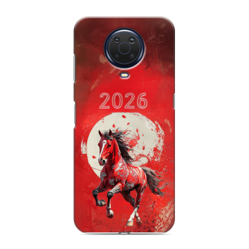 Силиконовый чехол на Nokia G20 с принтом Новый год Силиконовый чехол на Nokia G20 с принтом Новый год