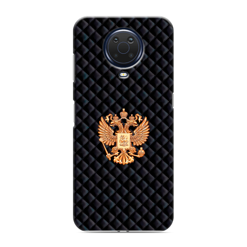 Силиконовый чехол на Nokia G20 с принтом Герб России принт Силиконовый чехол на Nokia G20 с принтом Герб России принт