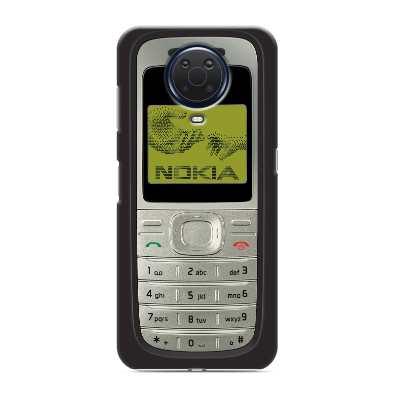 Силиконовый чехол на Nokia G20 с принтом Ретро Нокия Силиконовый чехол на Nokia G20 с принтом Ретро Нокия