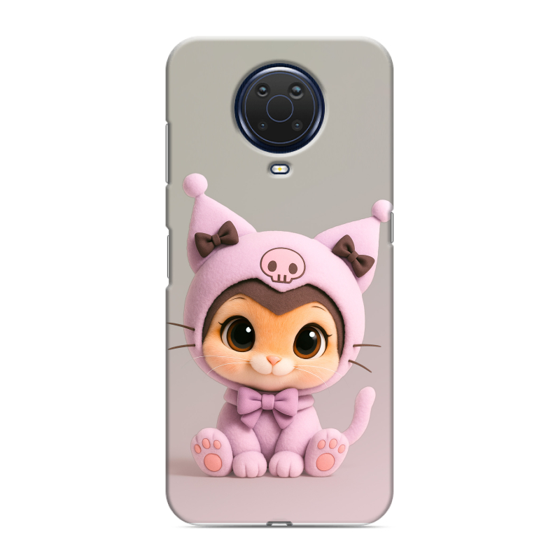 Силиконовый противоударный чехол на Nokia G20 с принтом Куроми Kuromi Силиконовый противоударный чехол на Nokia G20 с принтом Куроми Kuromi