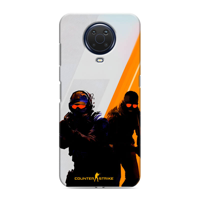 Силиконовый противоударный чехол на Nokia G20 с принтом Контер страйк Counter strike Силиконовый противоударный чехол на Nokia G20 с принтом Контер страйк Counter strike
