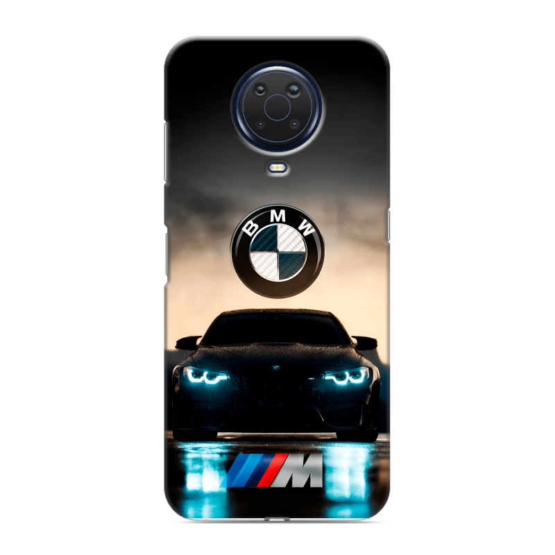 Силиконовый противоударный чехол на Nokia G20 с принтом БМВ BMW Силиконовый противоударный чехол на Nokia G20 с принтом БМВ BMW