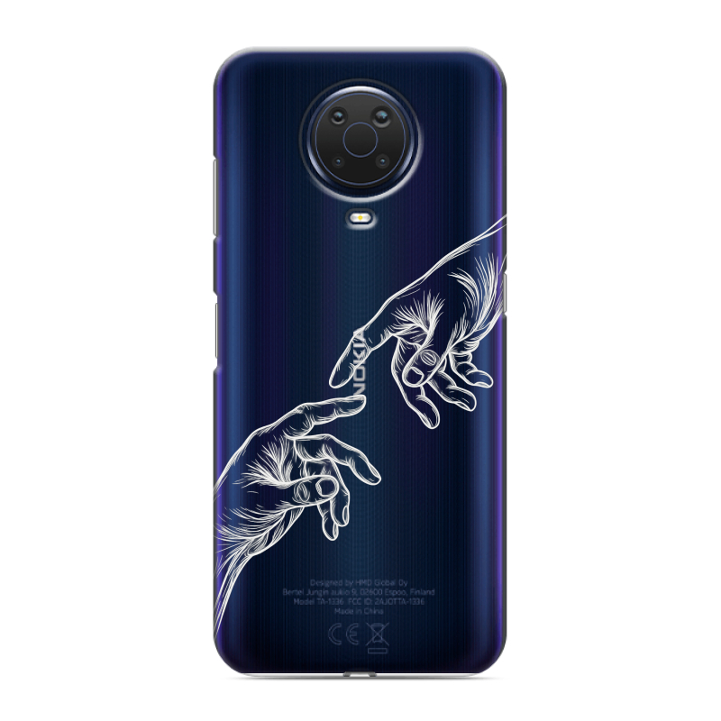 Силиконовый чехол на Nokia G20 с принтом Сотворение мира Силиконовый чехол на Nokia G20 с принтом Сотворение мира