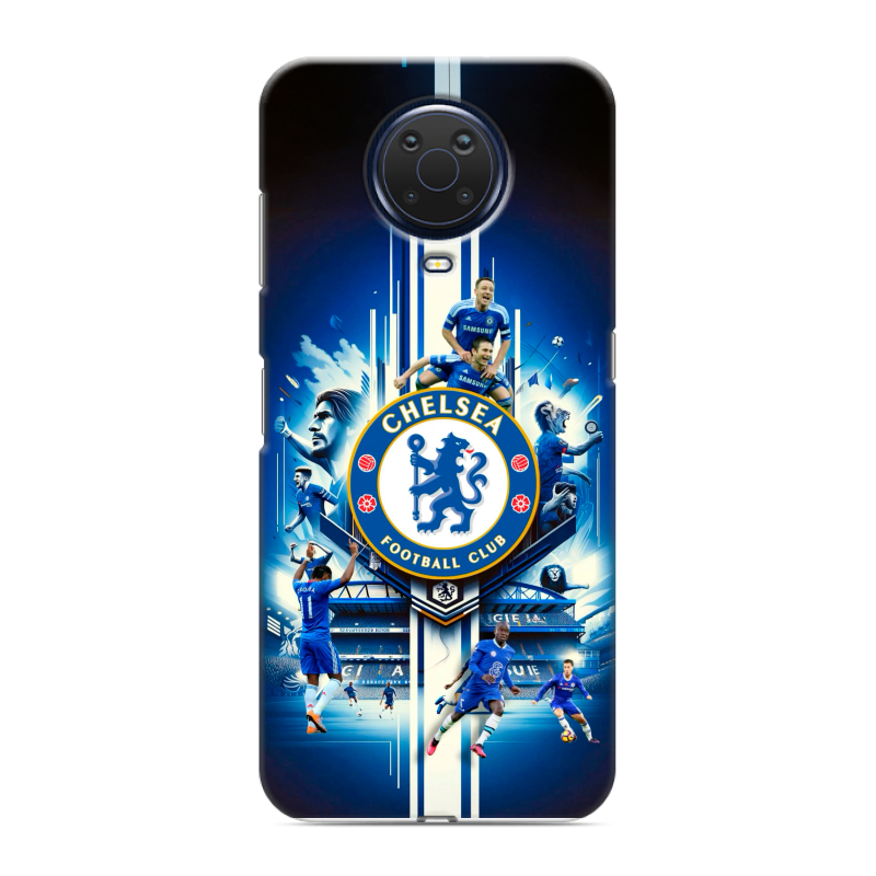 Силиконовый чехол на Nokia G20 с принтом Chelsea Челси Силиконовый чехол на Nokia G20 с принтом Chelsea Челси