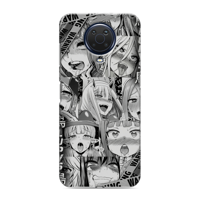 Силиконовый чехол на Nokia G20 с принтом Ahegao Ахегао Аниме Силиконовый чехол на Nokia G20 с принтом Ahegao Ахегао Аниме