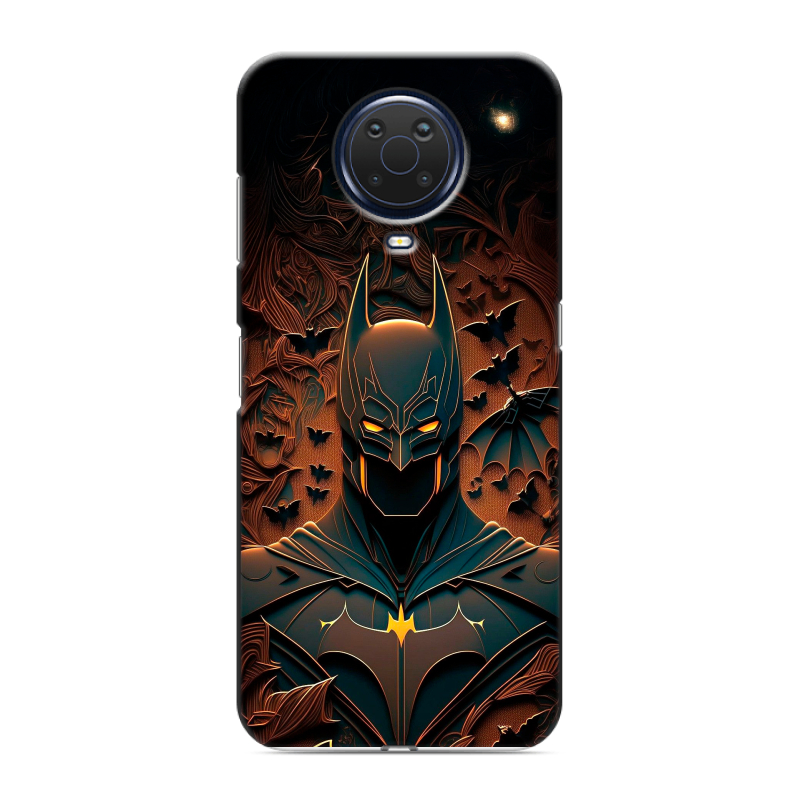 Силиконовый чехол на Nokia G20 с принтом Batman Бэтмен Силиконовый чехол на Nokia G20 с принтом Batman Бэтмен