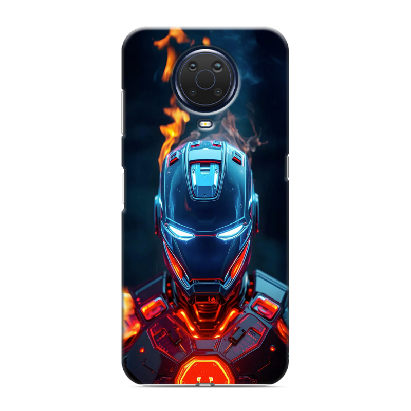 Силиконовый чехол на Nokia G20 с принтом IronMan Железный человек Силиконовый чехол на Nokia G20 с принтом IronMan Железный человек