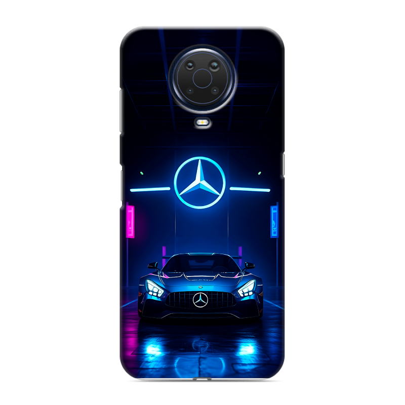Силиконовый чехол на Nokia G20 с принтом Mercedes Мерседес Силиконовый чехол на Nokia G20 с принтом Mercedes Мерседес