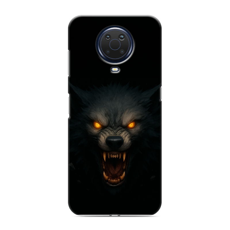 Силиконовый чехол на Nokia G20 с принтом Волк Силиконовый чехол на Nokia G20 с принтом Волк