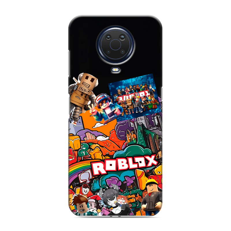 Силиконовый чехол на Nokia G20 с принтом Roblox Роблокс Силиконовый чехол на Nokia G20 с принтом Roblox Роблокс