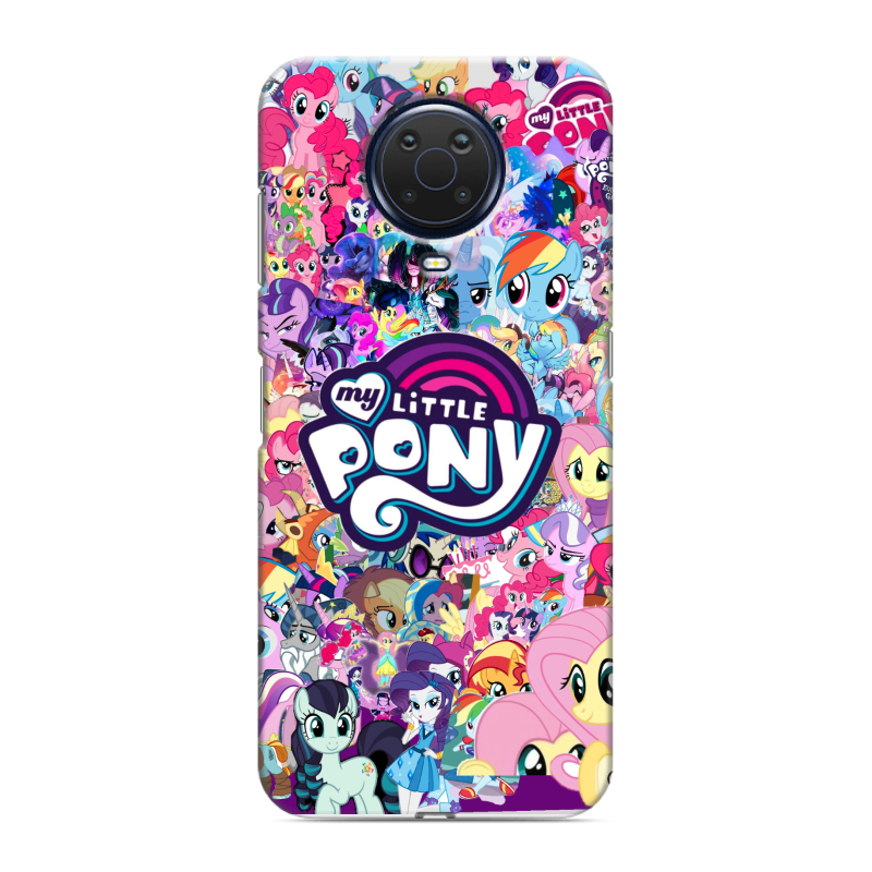 Силиконовый чехол на Nokia G20 с принтом My little pony Дружба чудо Силиконовый чехол на Nokia G20 с принтом My little pony Дружба чудо