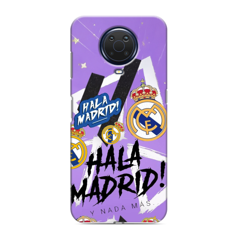 Силиконовый противоударный чехол на Nokia G20 с принтом Real Madrid Реал Мадрид Силиконовый противоударный чехол на Nokia G20 с принтом Real Madrid Реал Мадрид