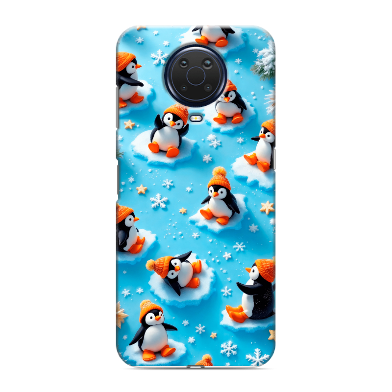 Силиконовый чехол на Nokia G20 с принтом Новый год Силиконовый чехол на Nokia G20 с принтом Новый год