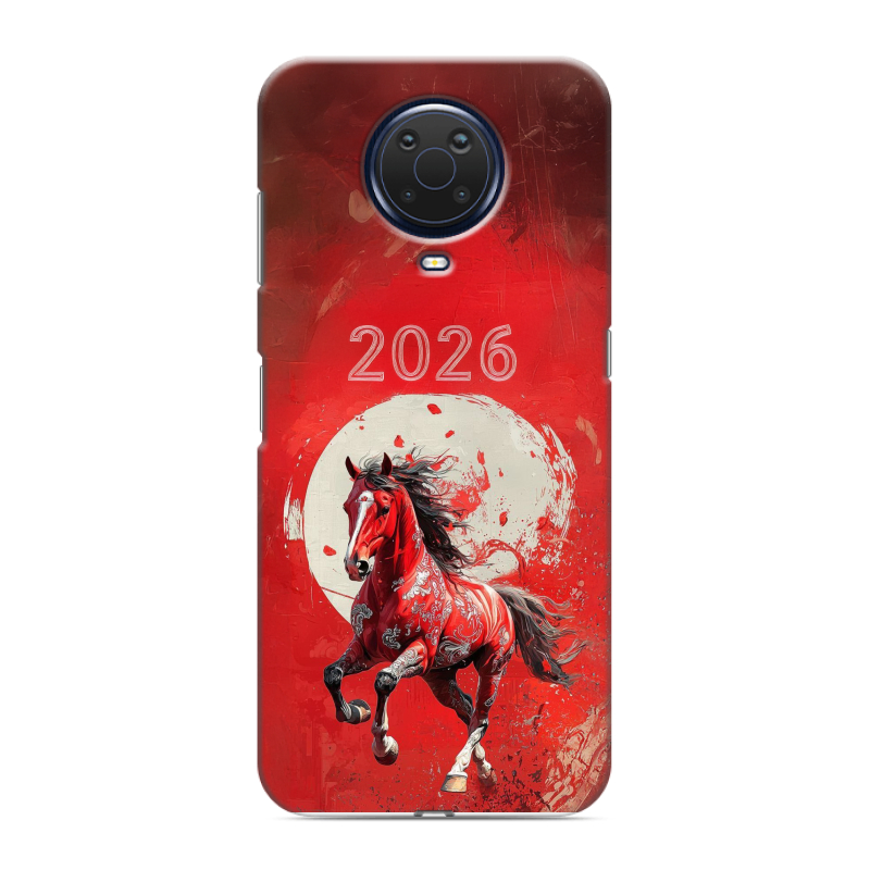 Силиконовый чехол на Nokia G20 с принтом Новый год Силиконовый чехол на Nokia G20 с принтом Новый год