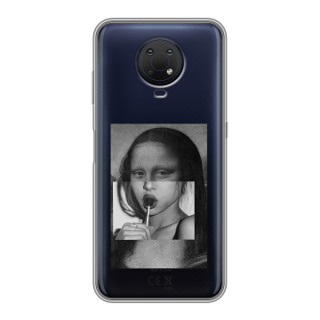 Силиконовый противоударный чехол на Nokia G10 с принтом Мона Лиза