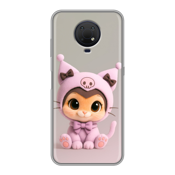Силиконовый противоударный чехол на Nokia G10 с принтом Куроми Kuromi Силиконовый противоударный чехол на Nokia G10 с принтом Куроми Kuromi