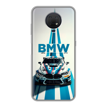 Силиконовый противоударный чехол на Nokia G10 с принтом БМВ BMW